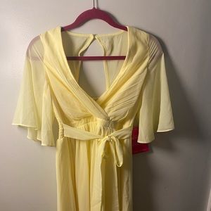 NWT ASOS Yellow Maternity Dress